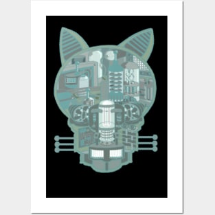 ROBOTIC CAT Posters and Art